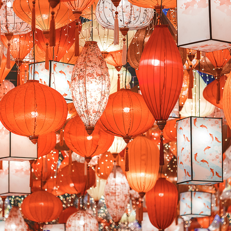 Japanese Lantern Paper - Retro chinês lanterna tradicional japonês vietnã