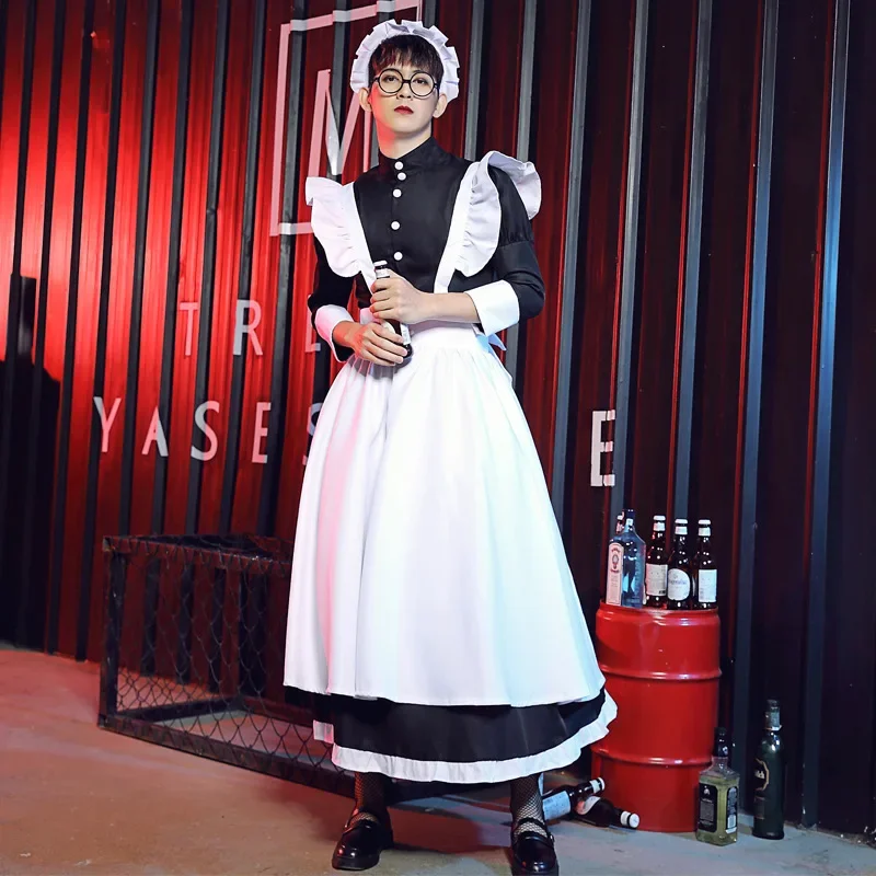 Japan Lifestyle And Culture - Conjunto de Fantasia Cosplay de Empregada