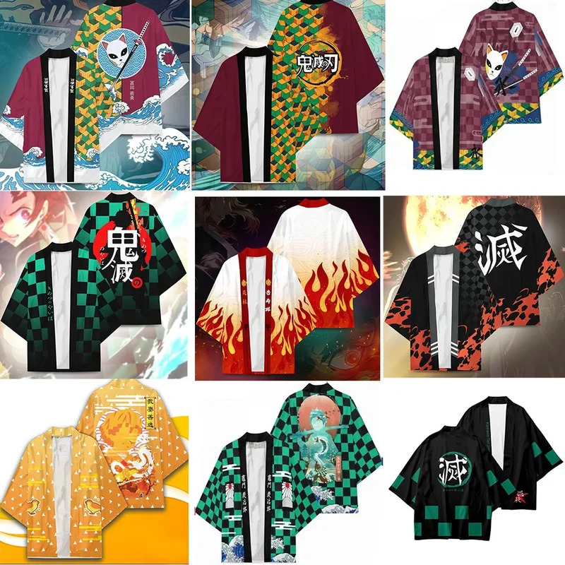 Japan Lifestyle And Culture - Demon slayers cardigan masculino anime japonês