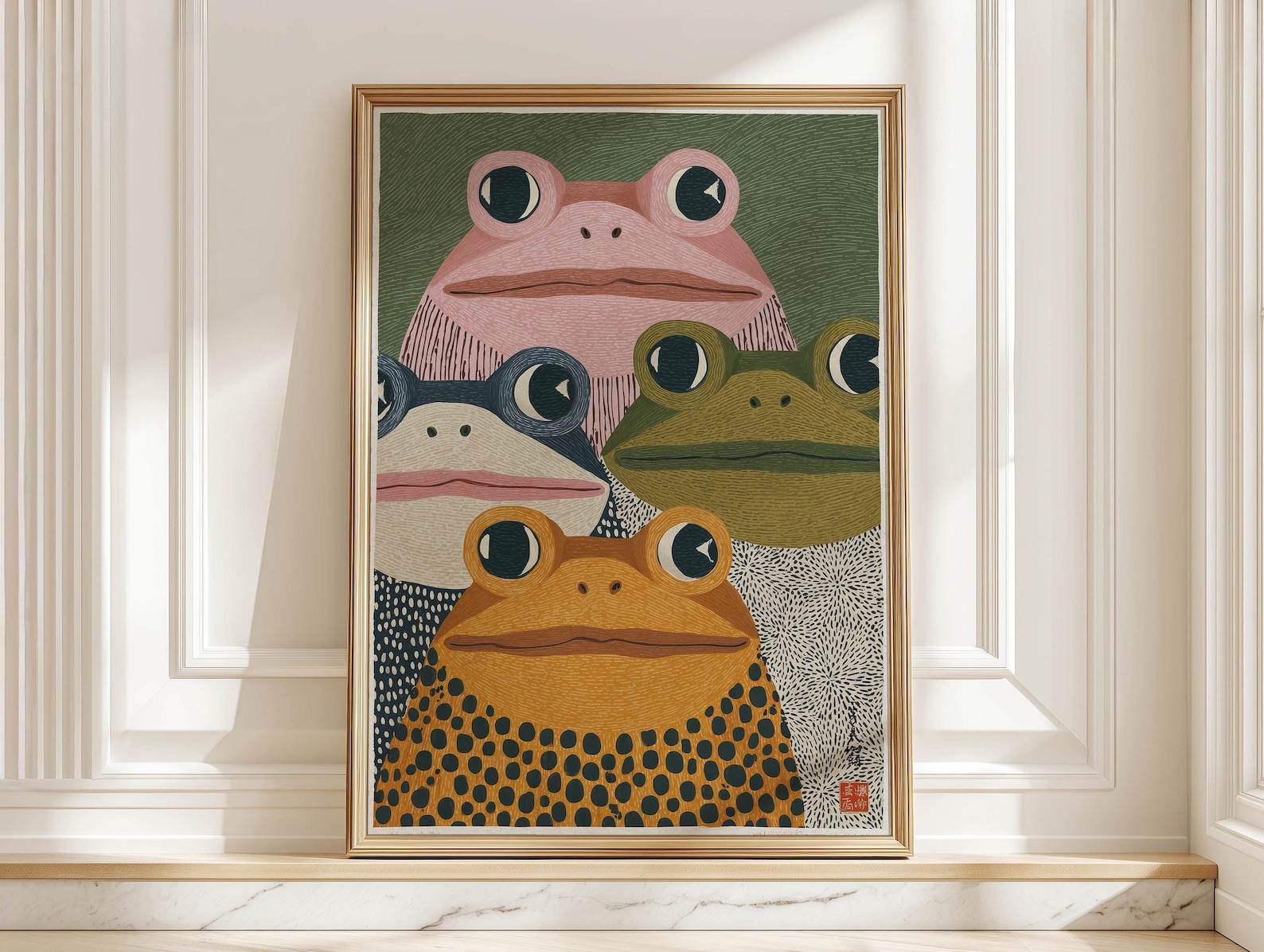 Japanese Lifestyle - Impressão de Arte Moderna Japonesa com