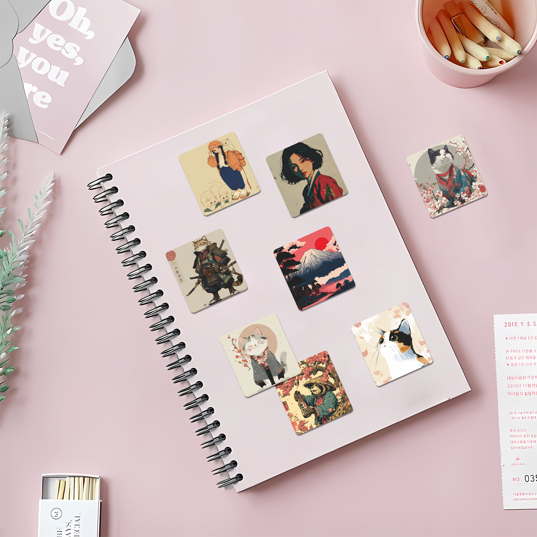 58 adesivos de vinil com motiv - Japanese Culture Lifestyle avaliação e preço