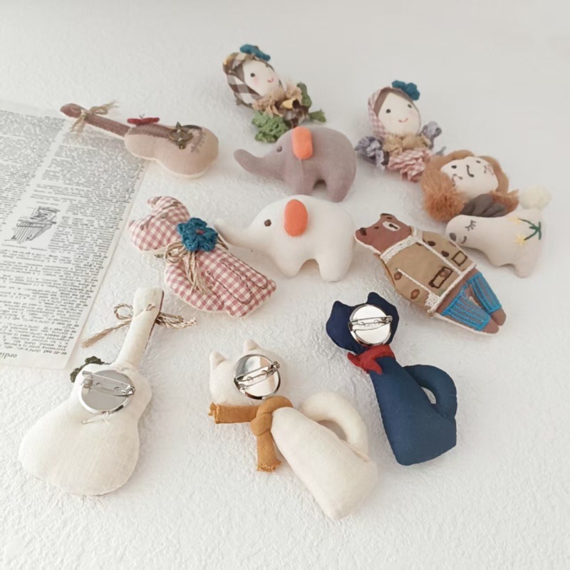 Broche Artesanal de Algodão e  - Japan Lifestyle And Culture avaliação e preço