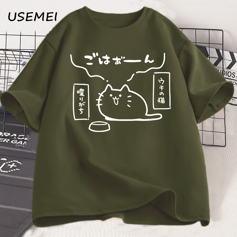 Estilo japonês gato impresso t - Japan Lifestyle And Culture avaliação e preço